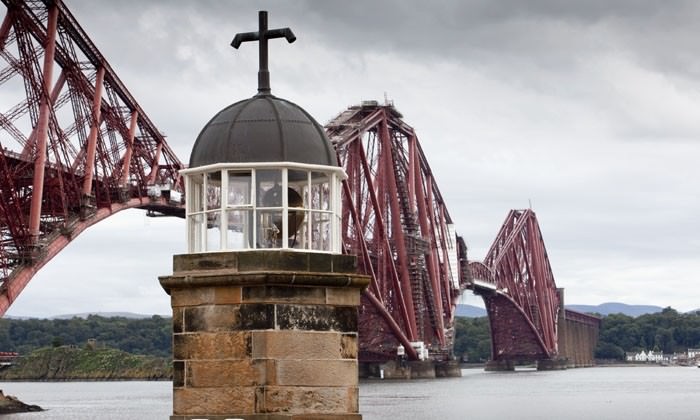 The North Queensferry Lighthouse in Scotland