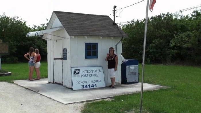 The Ochopee Post Office in Florida