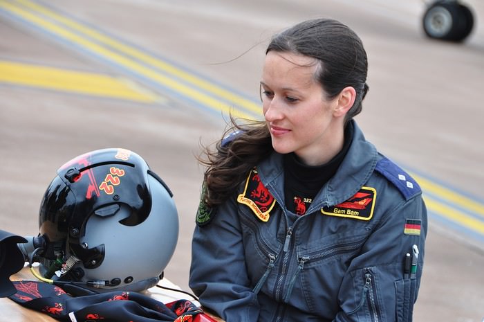 Nicola Baumann Female Fighter Pilots