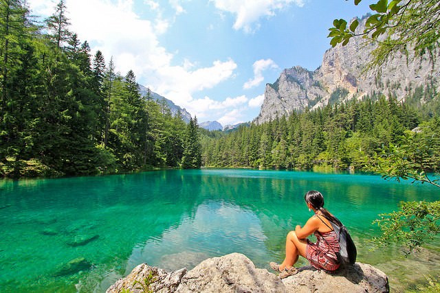 Green Lake, Austria places with crystal clear water