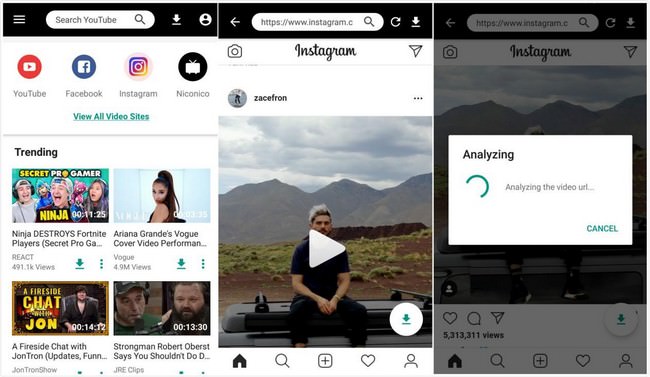 download Instagram video VidPaw App