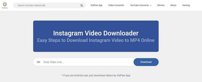 VidPaw Instagram Video Downloader
