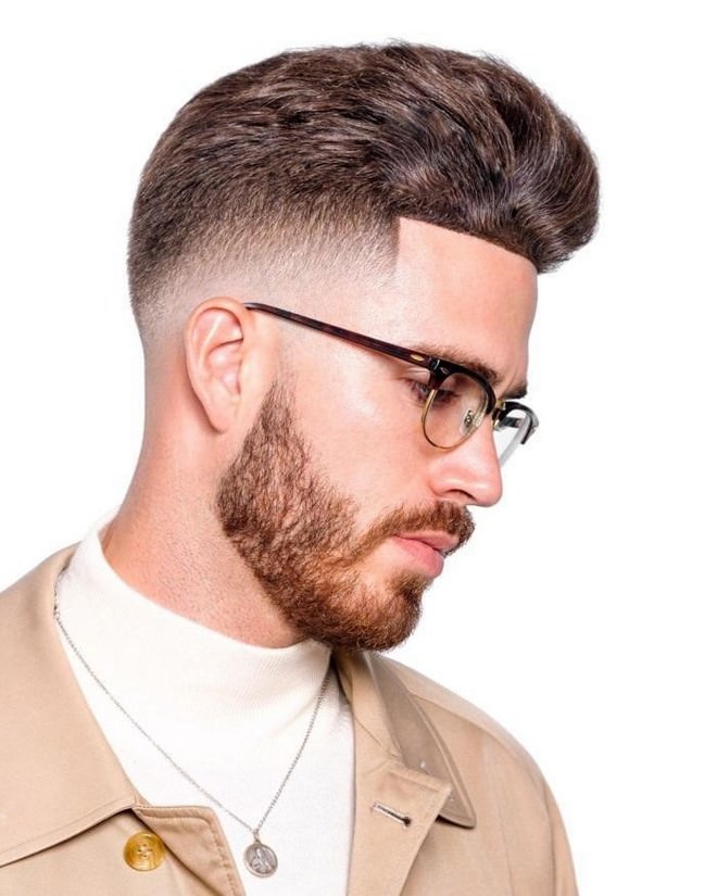 pompadour hairstyle blonde