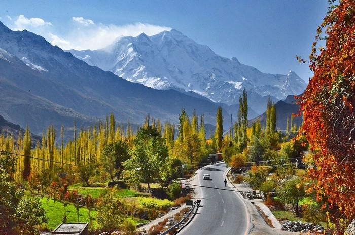 Beautiful Hunza Valleys in Pakistan