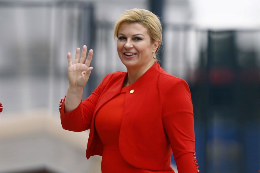 Croatian president Kolinda Grabar-Kitarović