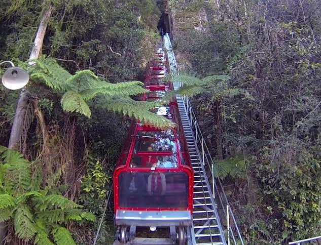 Katoomba’s Funicular, in Australia