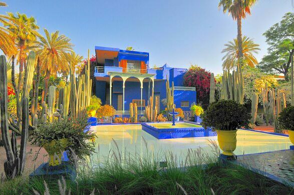 10 of The World's Most Beautiful Gardens 8 Majorelle Garden, Marrakech, Morocco
