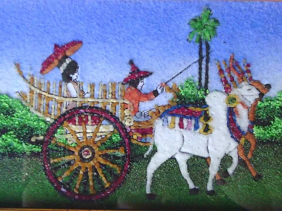 Gemstone Paintings Must Buys in Myanmar