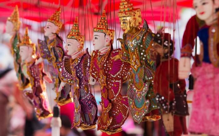 Myanmar Arts and crafts Puppets