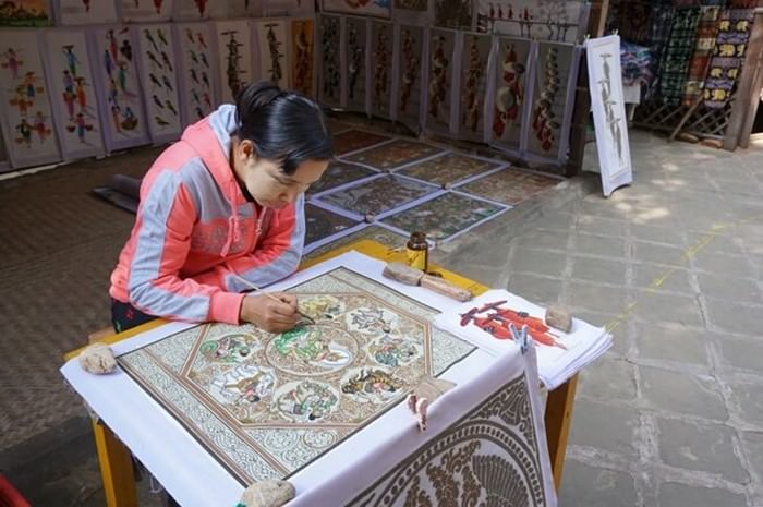 Myanmar Sand Paintings