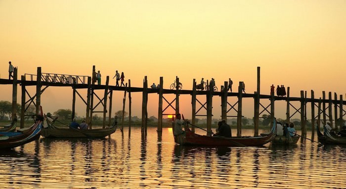 U-Bein Bridge Must-Visit Places in Myanmar