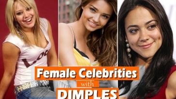 Female Celebrities with Dimples