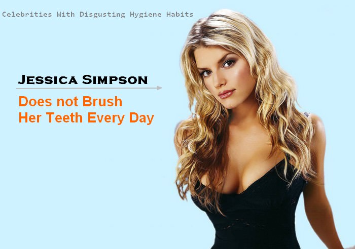 Jessica Simpson Celebrities With Disgusting Habits